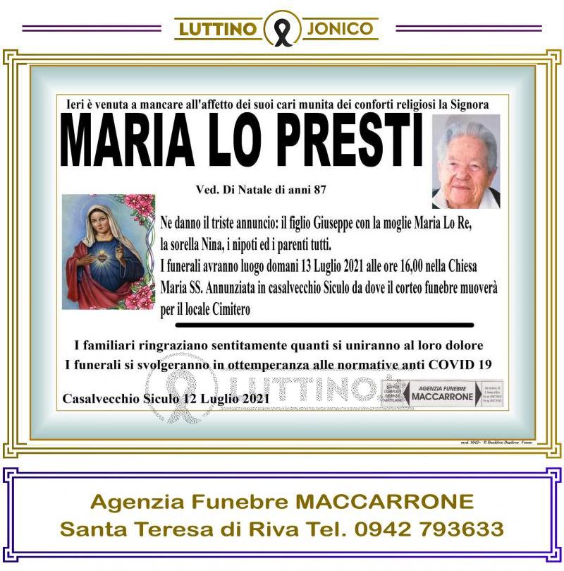 Maria  Lo Presti 